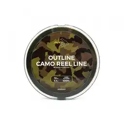 Decathlon Avid Carp 1.000M Outline Camo Reel Line 0.31 mm - Nylon Karperlijn aanbieding