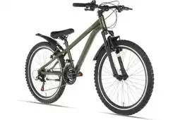 Decathlon Cortego Ranger Jongensfiets 24 inch Army Green - 21 Versnellingen - MTB aanbieding