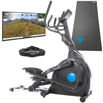 Decathlon CardioCross Carbon Champ - Elliptische trainer - Traagheid 24,5 kg - connected aanbieding