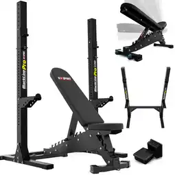 Decathlon Squat rack set met verstelbare gewichtsbank aanbieding