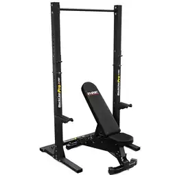 Decathlon Squat rack set met verstelbare gewichtsbank aanbieding