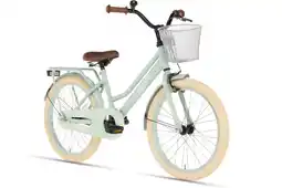 Decathlon Cortego Liberty Meisjesfiets Groen 22 Inch + Mand - Kinderfiets aanbieding