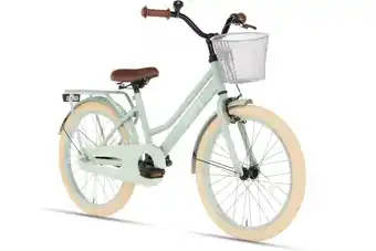 Decathlon Cortego Liberty Meisjesfiets Groen 22 Inch + Mand - Kinderfiets aanbieding