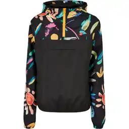 Decathlon Dames Jas met Gemengde Print (Zwart) aanbieding