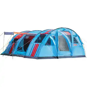 Decathlon Tunneltent Gotland 6 - 6 personen - Familietent met ingenaaide tentbodem aanbieding