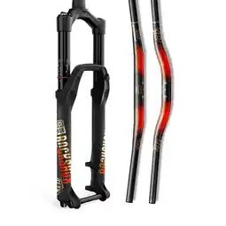 Decathlon Vork Rockshox Kit Autocollant Kit Troy Lee Designs 35mm Argt/Orange aanbieding