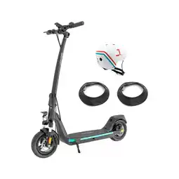 Decathlon Joyor C10 Zwarte DGT Step + Helm + Binnenbanden aanbieding