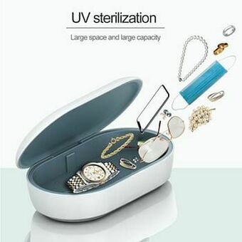 Berca Shoes Viruskillers Ontsmettingsmiddel Covid 19 Uv Sterilisatiedoos/oplader Voor Smartphone - Wit aanbieding