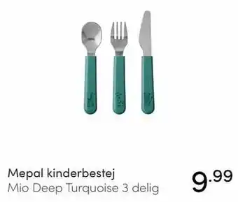 Baby & Tiener Mepal kinderbestej mio deep turquoise aanbieding