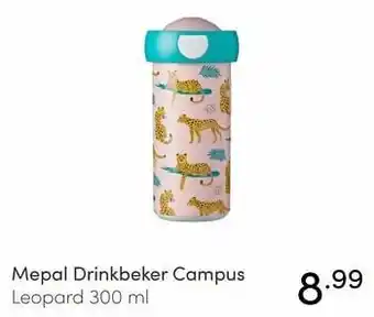 Baby & Tiener Mepal drinkbeker campus leopard aanbieding