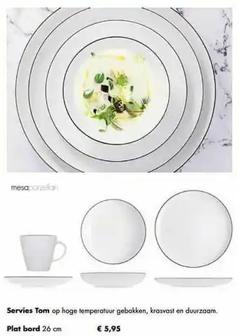 Multi bazar Servies tom plat bord 26cm aanbieding