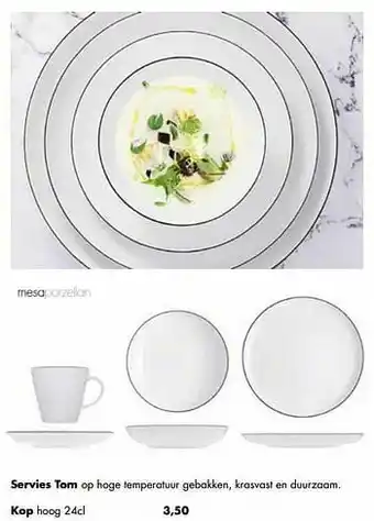 Multi bazar Servies tom kop aanbieding