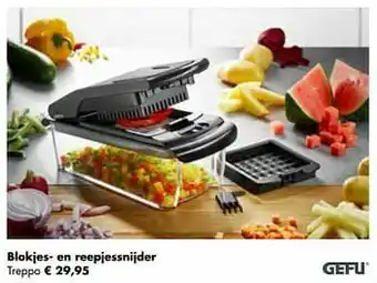 Blokjes- en reepjessnijder