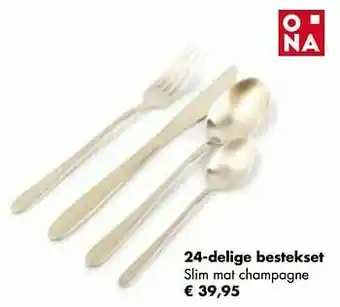 Multi bazar 24-delige bestekset aanbieding
