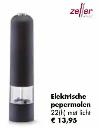 Multi bazar Elektrische pepermolen aanbieding