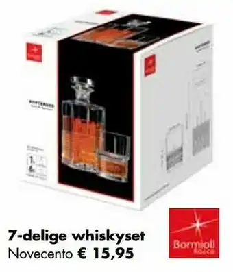 7-delige whiskyset novecento