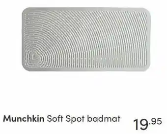 Baby & Tiener Munchkin soft spot badmat aanbieding