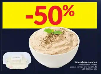 Intermarché Smeerbare salades aanbieding