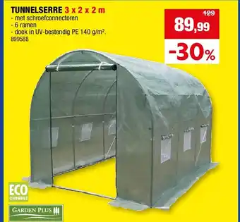 Hubo TUNNELSERRE 3 x 2 x 2 m aanbieding