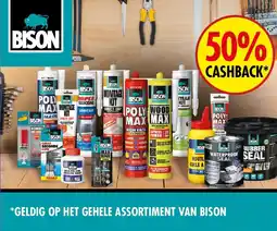 Hubo GELDIG OP HET GEHELE ASSORTIMENT VAN BISON aanbieding