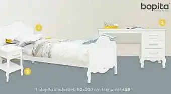 Baby & Tiener Bopita kinderbed elena wit aanbieding