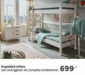 Baby & Tiener Stapelbed infans aanbieding