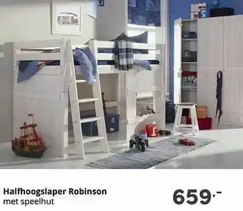 Baby & Tiener Halfhoogslaper robinson aanbieding