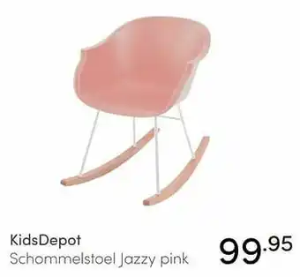 Baby & Tiener Kidsdepot schommelstoel jazzy pink aanbieding