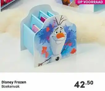 Baby & Tiener Disney frozen boekenvak aanbieding