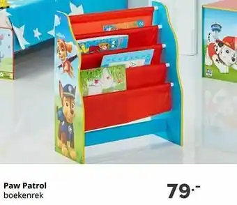 Baby & Tiener Paw patrol boekenrek aanbieding