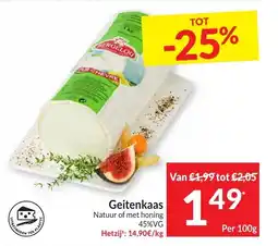 Intermarché Geitenkaas aanbieding