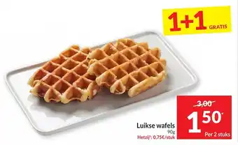 Intermarché Luikse Wafels aanbieding