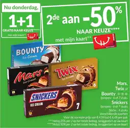 Intermarché Mars, Twix of Bounty en Snickers aanbieding