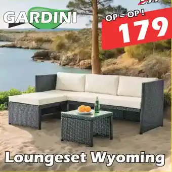 iTEK Gardini Loungeset Wyoming aanbieding