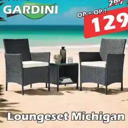 iTEK Gardini Loungeset Michigan aanbieding