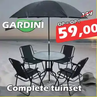 iTEK Gardini Complete tuinset aanbieding