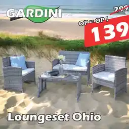 iTEK Gardini Loungeset Ohio aanbieding