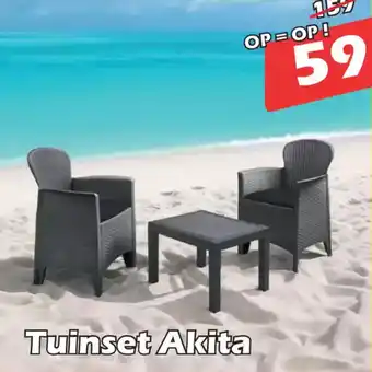 iTEK Tuinset Akita aanbieding