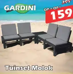 iTEK Gardini Tuinset Molok aanbieding