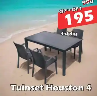 iTEK Tuinset Houston 4 aanbieding