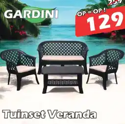 iTEK Gardini Tuinset Veranda aanbieding