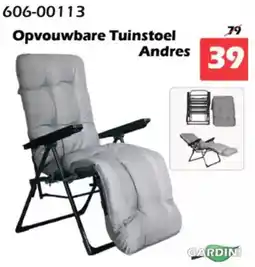 iTEK Gardini Opvouwbare Tuinstoel Andres aanbieding