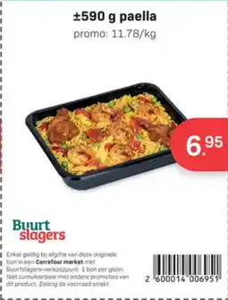 Buurtslagers Paella aanbieding