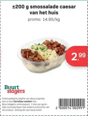 Buurtslagers Smossalade caesar van het huis aanbieding