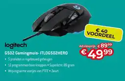 AUVA Logitech G502 Gamingmuis- ITLOG502HERO aanbieding