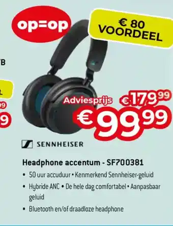 AUVA Sennheiser Headphone accentum - SF700381 aanbieding