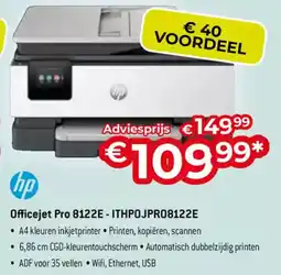 AUVA Officejet Pro 8122E-ITHPOJPR08122E aanbieding