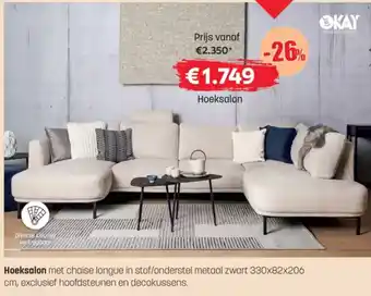 BE-Okay Hoeksalon aanbieding