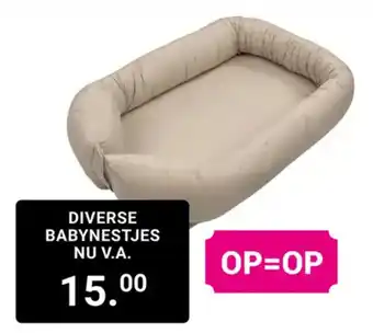 Van Asten BabySuperstore Diverse babynestjes nu v.a. aanbieding