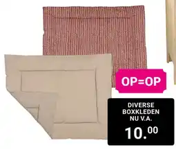 Van Asten BabySuperstore Diverse boxkleden nu v.a. aanbieding